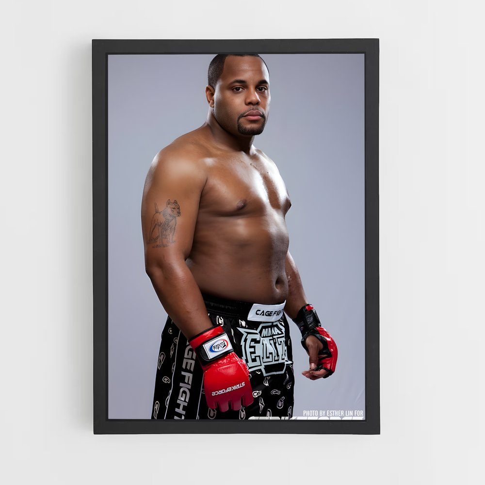 Poster Champ d'Octogone – affiche MMA (vue 2)